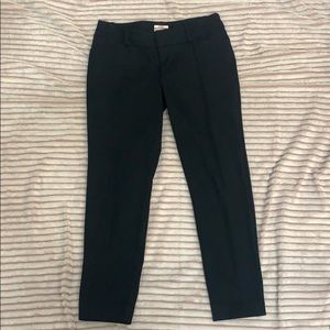 Black business ankle pants